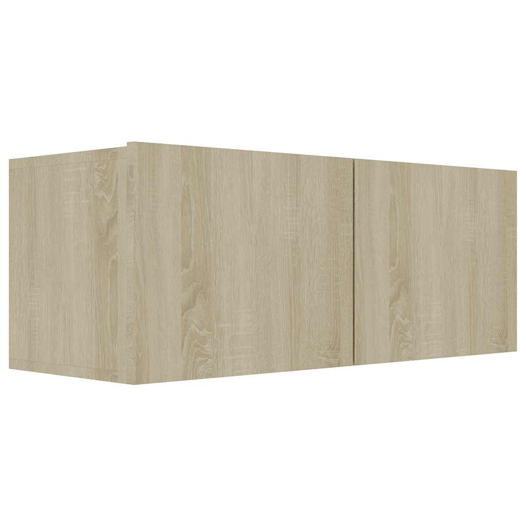4-tlg. TV-Schrank-Set Sonoma-Eiche Holzwerkstoff