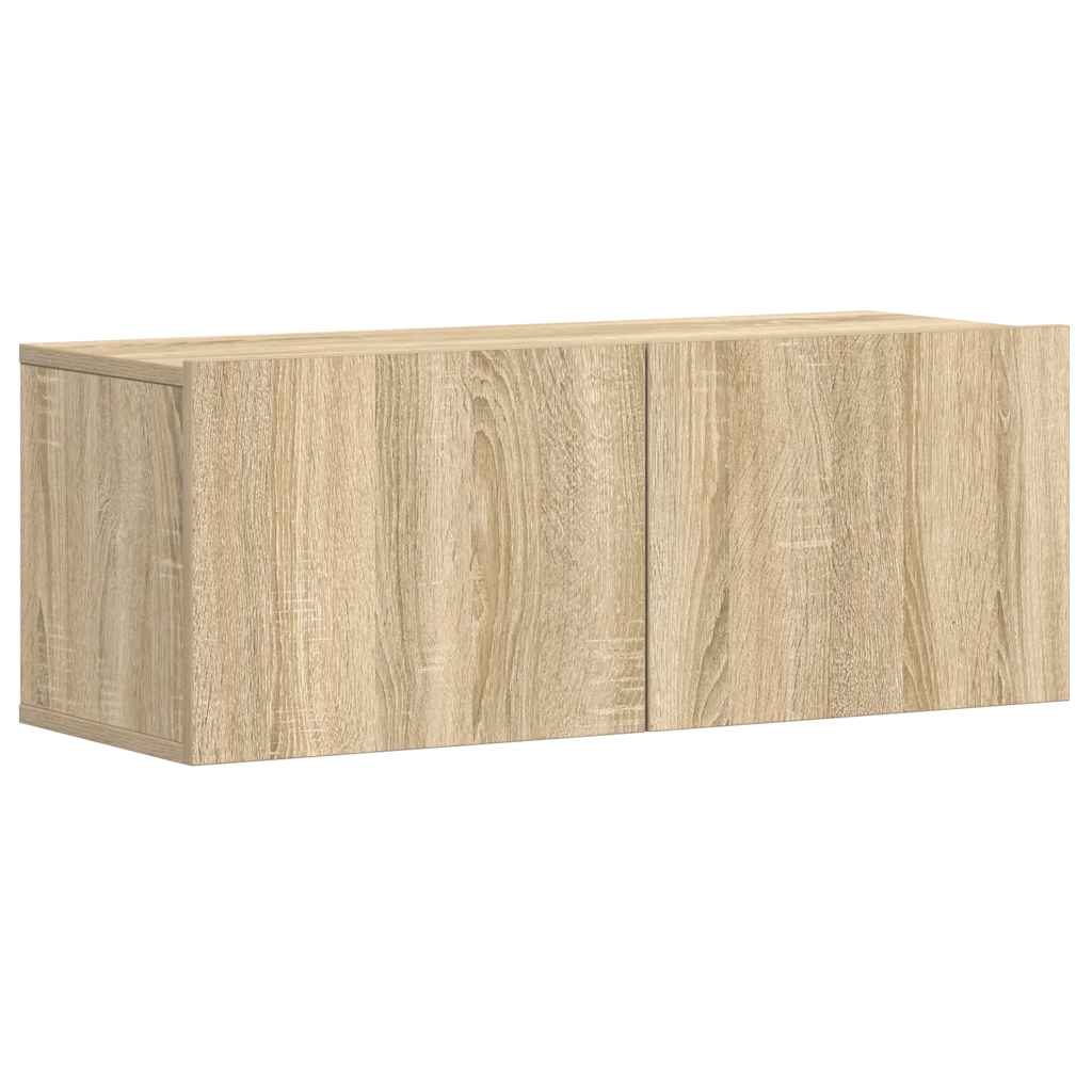 3-tlg. TV-Schrank-Set Sonoma-Eiche Holzwerkstoff