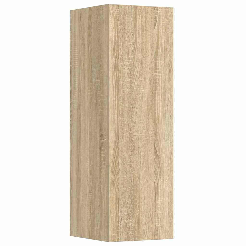 3-tlg. TV-Schrank-Set Sonoma-Eiche Holzwerkstoff