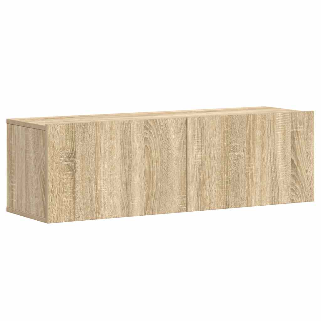 3-tlg. TV-Schrank-Set Sonoma-Eiche Holzwerkstoff
