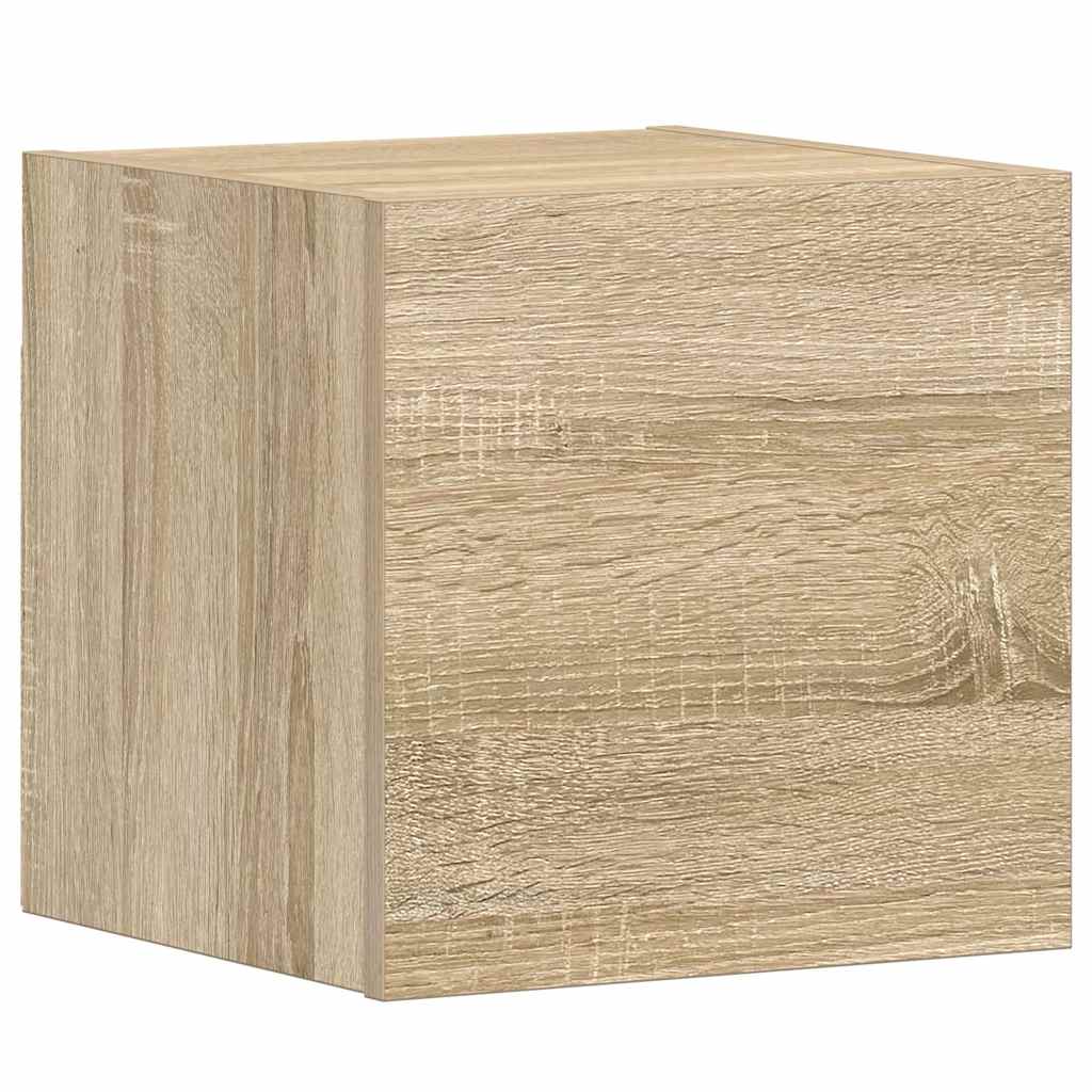 3-tlg. TV-Schrank-Set Sonoma-Eiche Holzwerkstoff