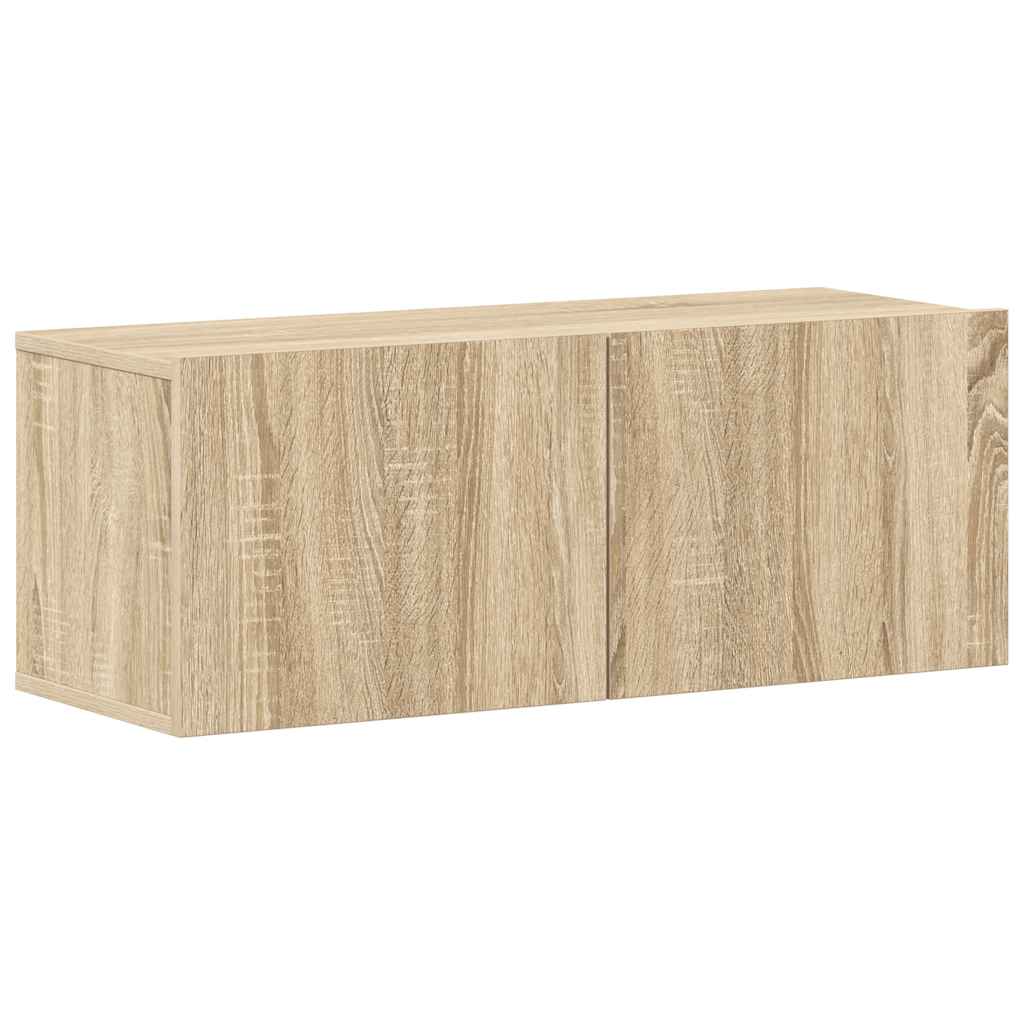 4-tlg. TV-Schrank-Set Sonoma-Eiche Holzwerkstoff