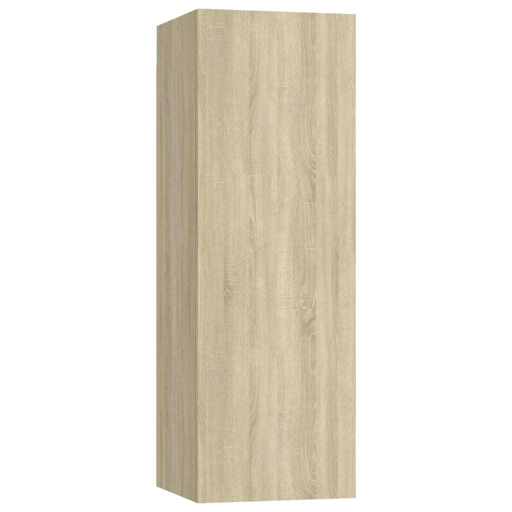3-tlg. TV-Schrank-Set Sonoma-Eiche Holzwerkstoff