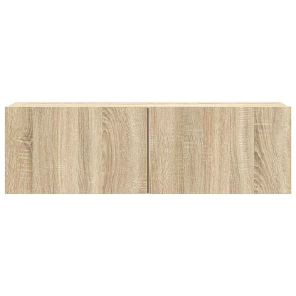 6-tlg. TV-Schrank-Set Sonoma-Eiche Holzwerkstoff