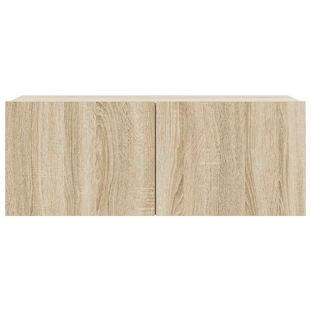 8-tlg. TV-Schrank-Set Sonoma-Eiche Holzwerkstoff