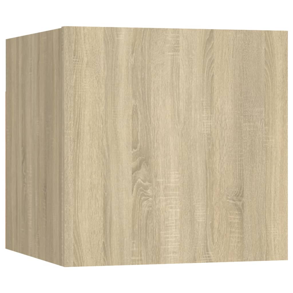 TV wall cabinets 8 pcs. Sonoma oak 30.5x30x30 cm