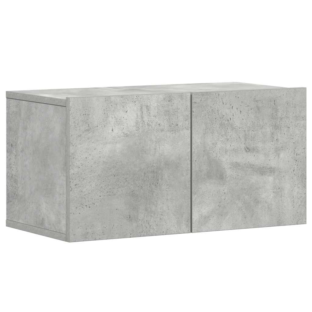 5-tlg. TV-Schrank-Set Betongrau Holzwerkstoff