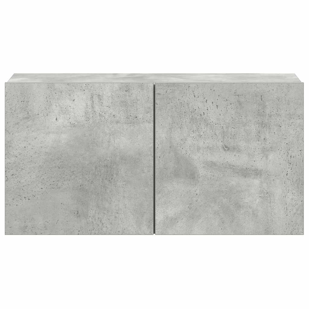 5-tlg. TV-Schrank-Set Betongrau Holzwerkstoff