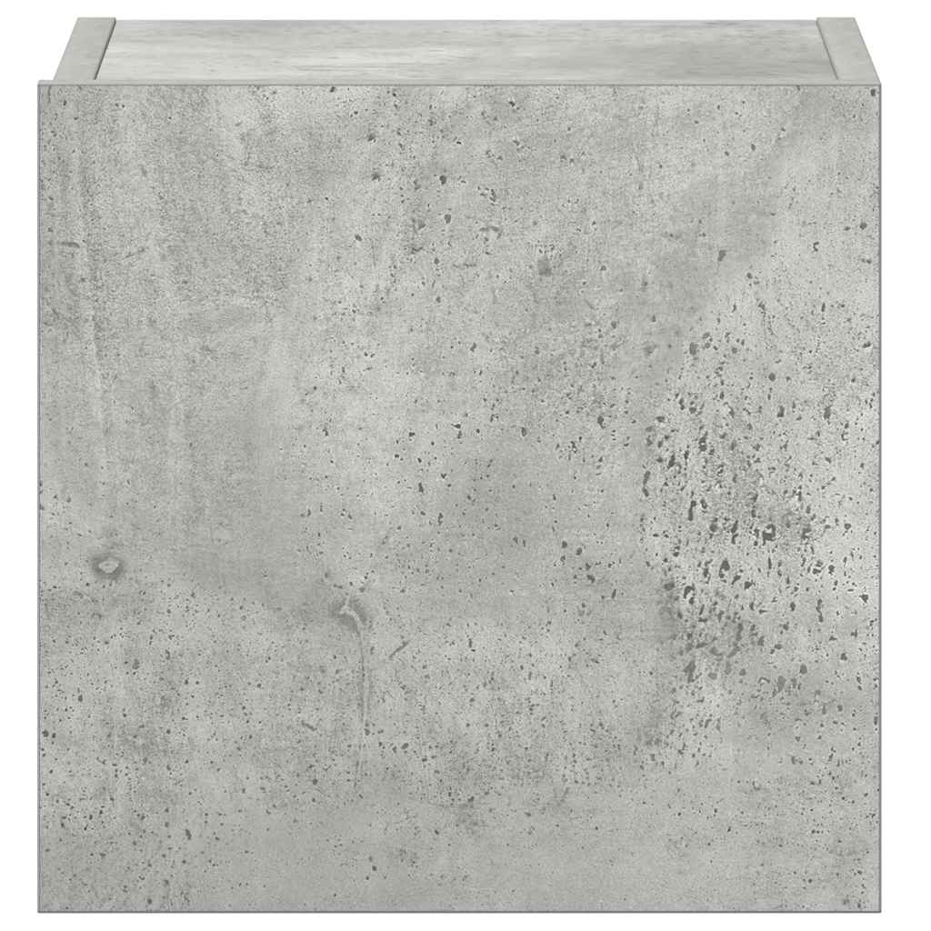5-tlg. TV-Schrank-Set Betongrau Holzwerkstoff