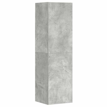3-tlg. TV-Schrank-Set Betongrau Holzwerkstoff