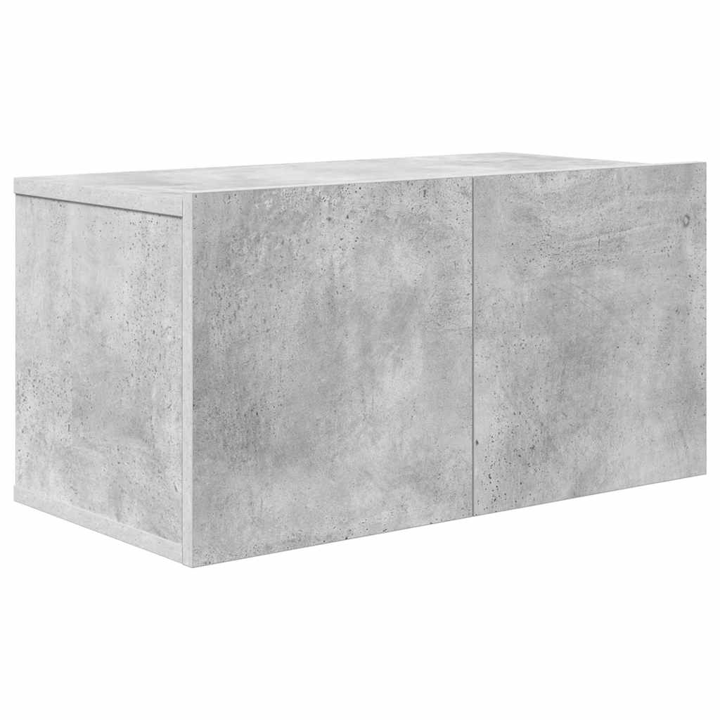 8-tlg. TV-Schrank-Set Betongrau Holzwerkstoff