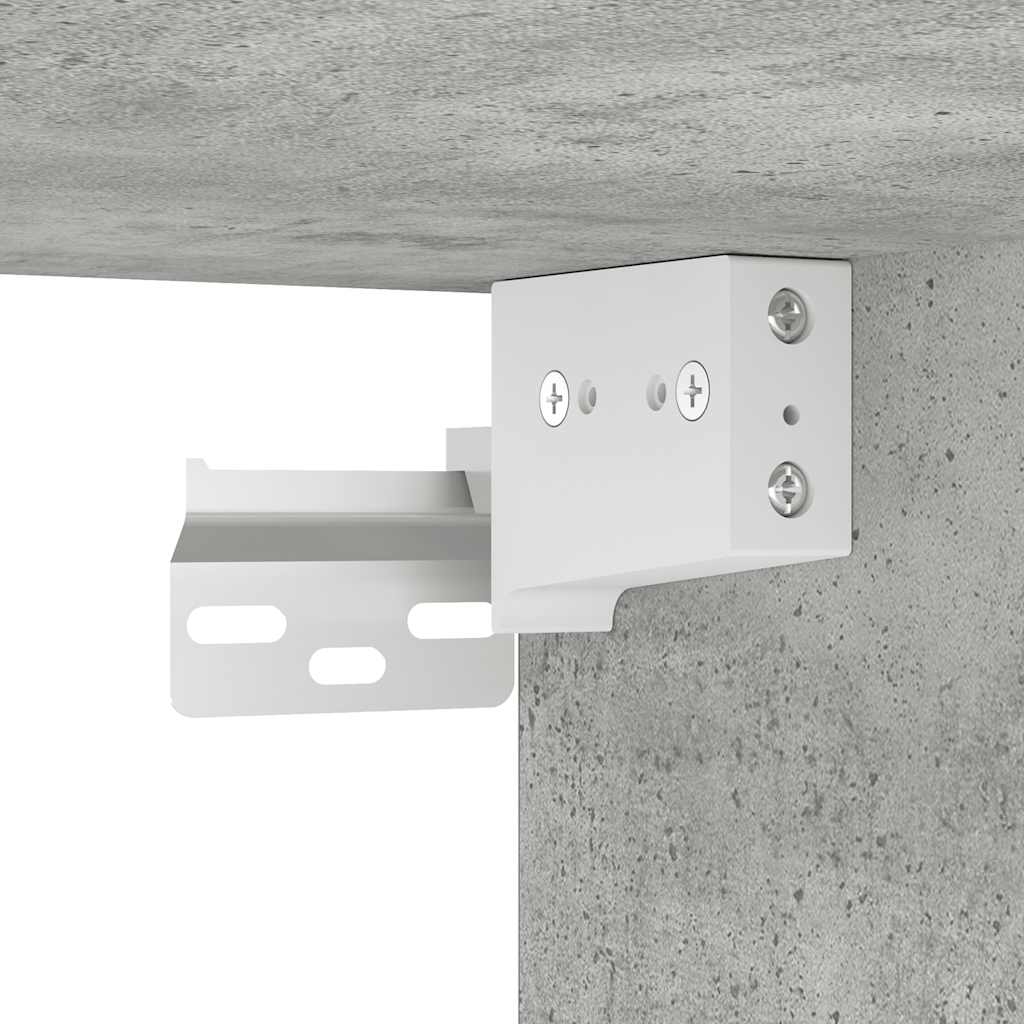 8-tlg. TV-Schrank-Set Betongrau Holzwerkstoff