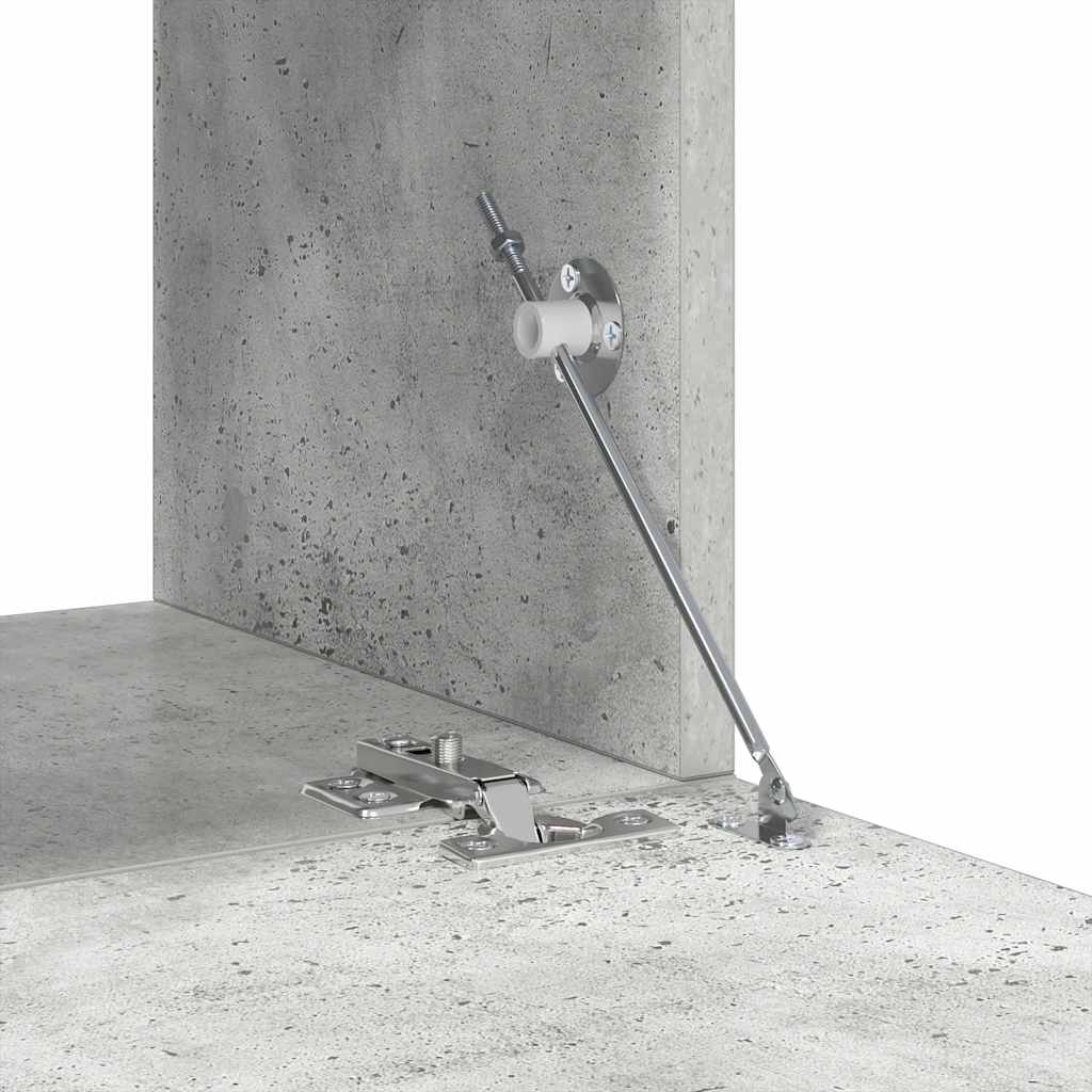 8-tlg. TV-Schrank-Set Betongrau Holzwerkstoff