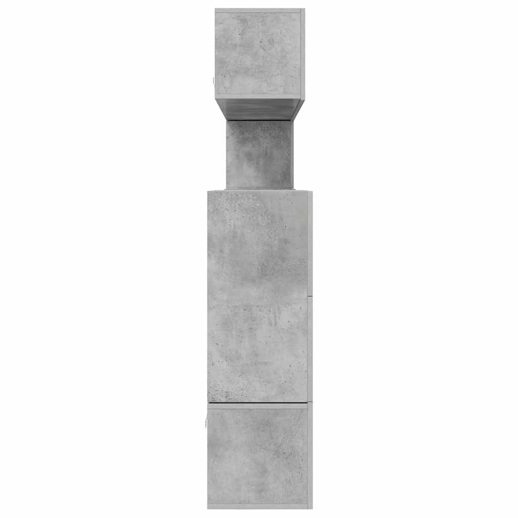 10-tlg. TV-Schrank-Set Betongrau Holzwerkstoff
