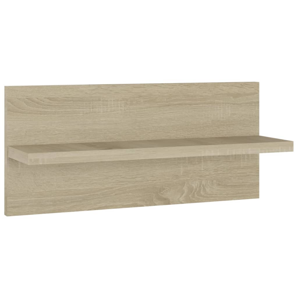 Wandregale 4 Stk. Sonoma-Eiche 40x11,5x18 cm Holzwerkstoff