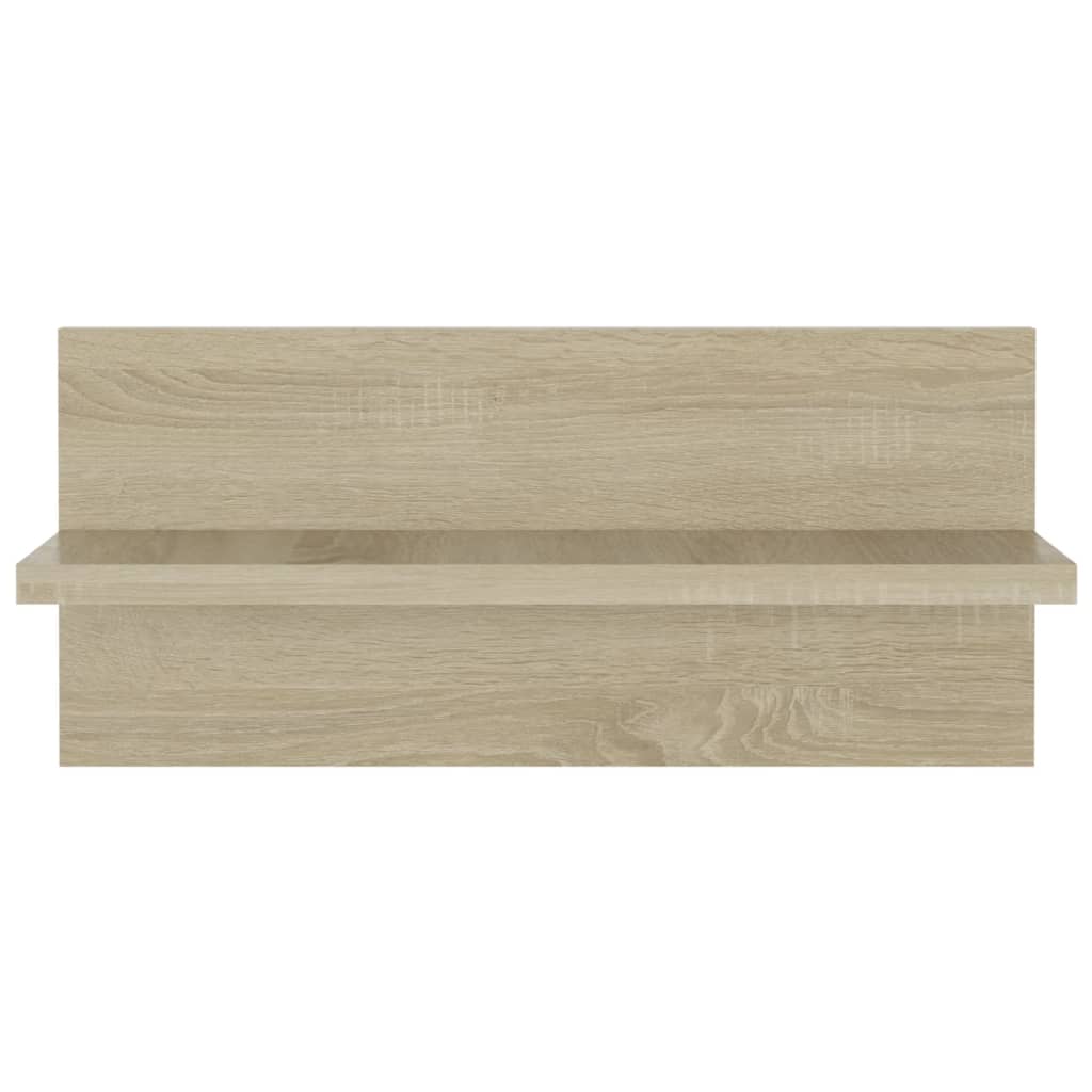 Wandregale 4 Stk. Sonoma-Eiche 40x11,5x18 cm Holzwerkstoff