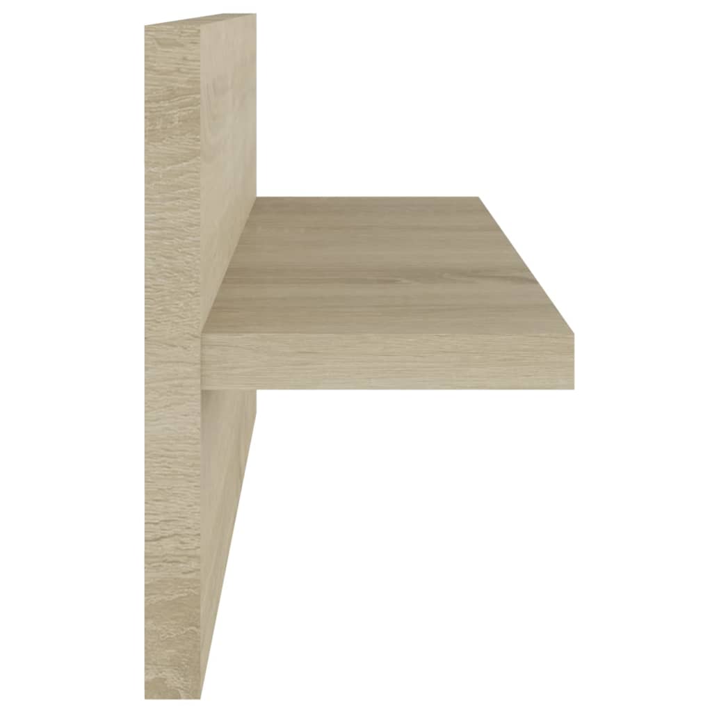 Wandregale 4 Stk. Sonoma-Eiche 40x11,5x18 cm Holzwerkstoff