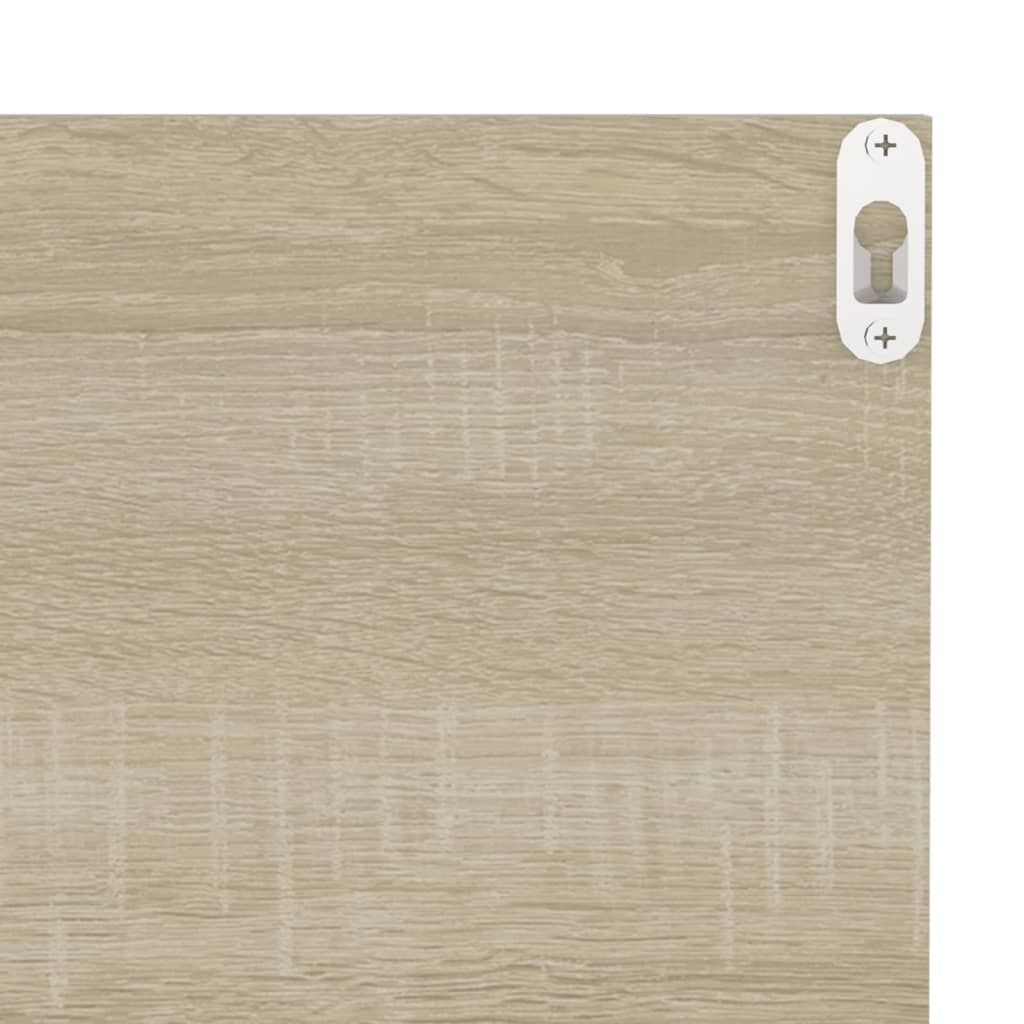 Wandregale 4 Stk. Sonoma-Eiche 40x11,5x18 cm Holzwerkstoff
