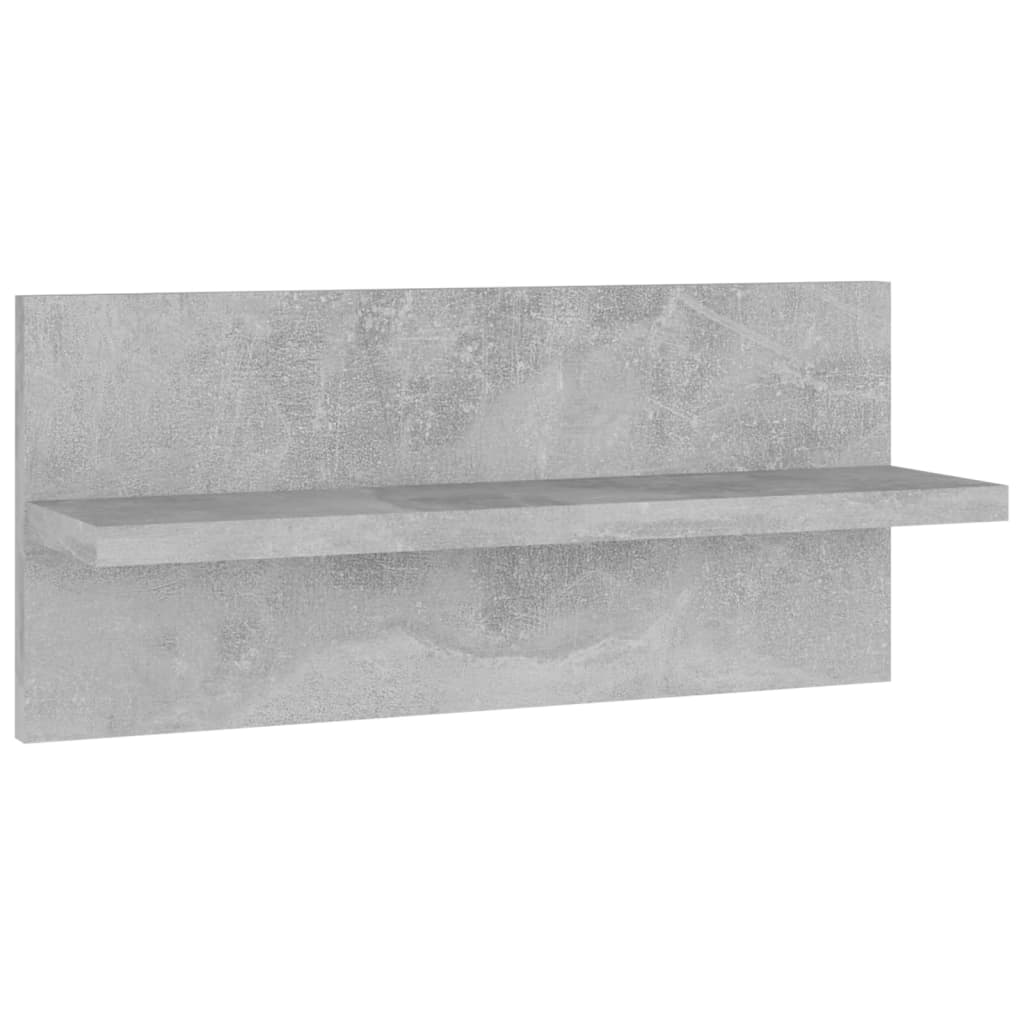 Wandregale 4 Stk. Betongrau 40x11,5x18 cm Holzwerkstoff