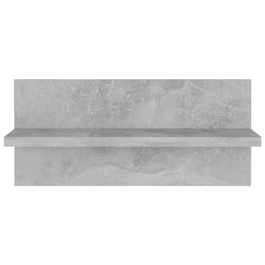 Wandregale 4 Stk. Betongrau 40x11,5x18 cm Holzwerkstoff