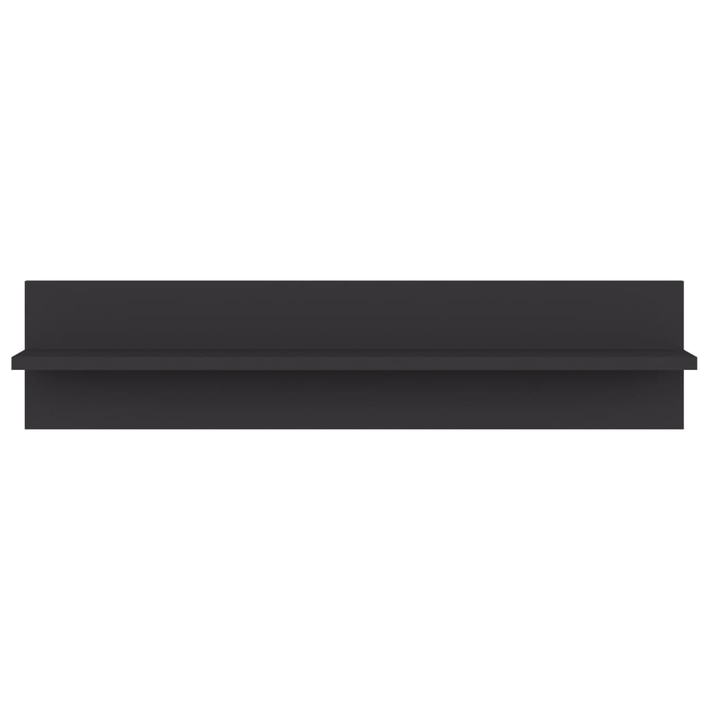 Wandregale 4 Stk. Grau 80x11,5x18 cm Holzwerkstoff