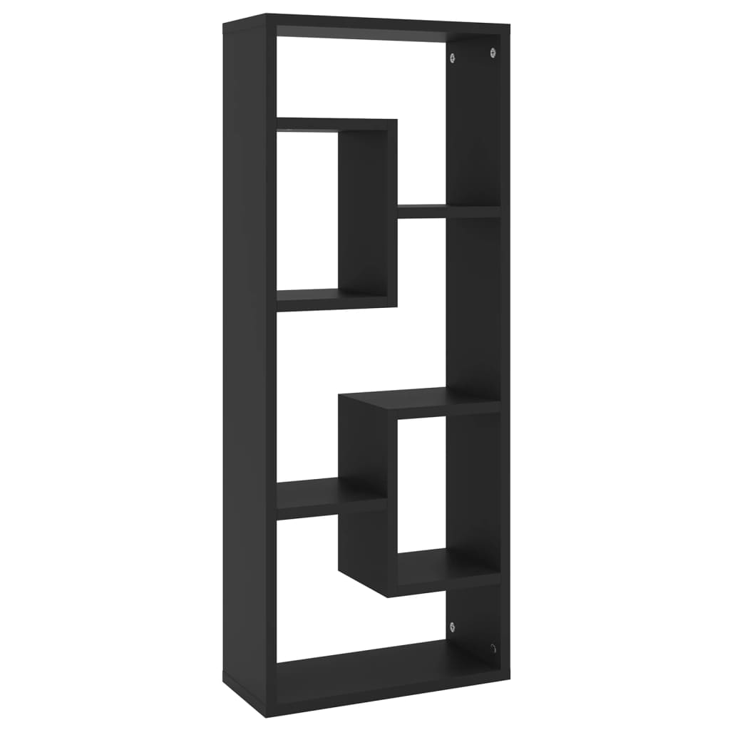 Wall Shelf White 36x16x90 cm Wood Material