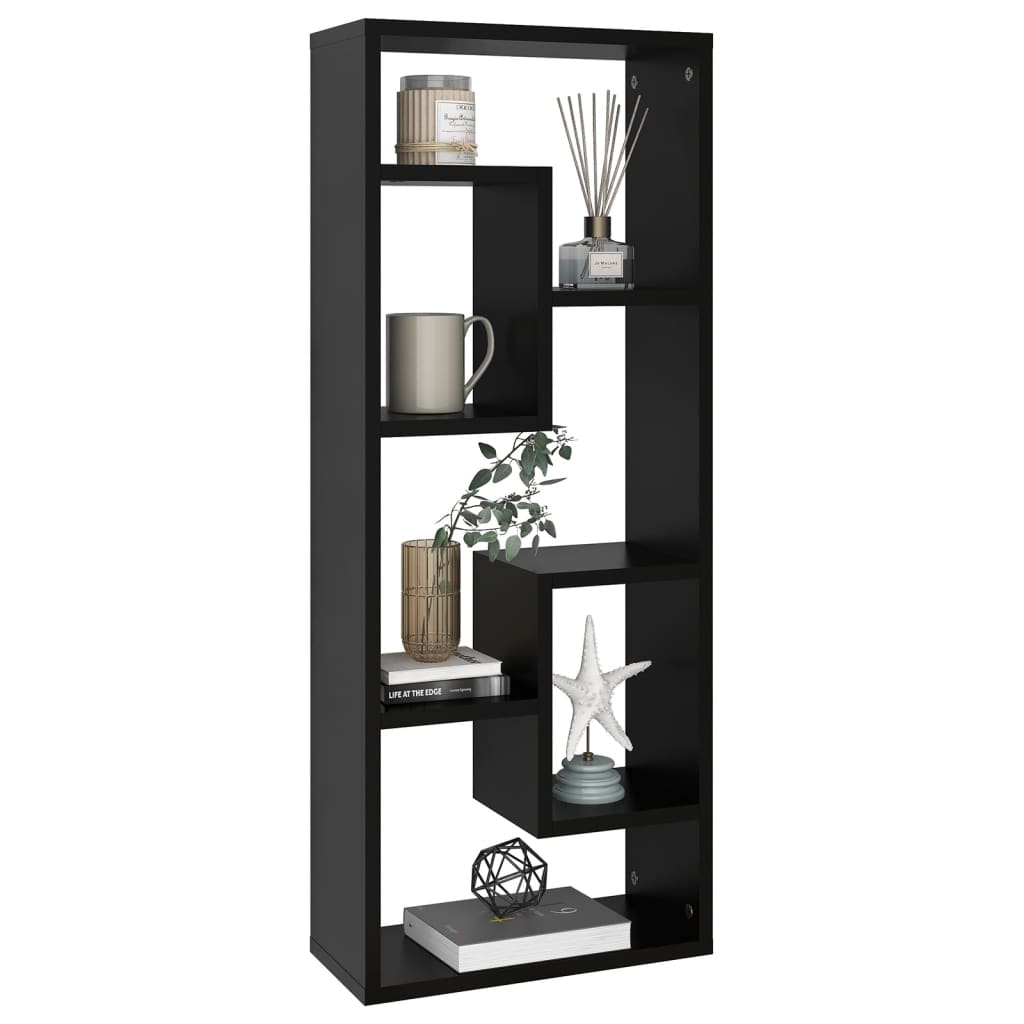 Wall Shelf White 36x16x90 cm Wood Material