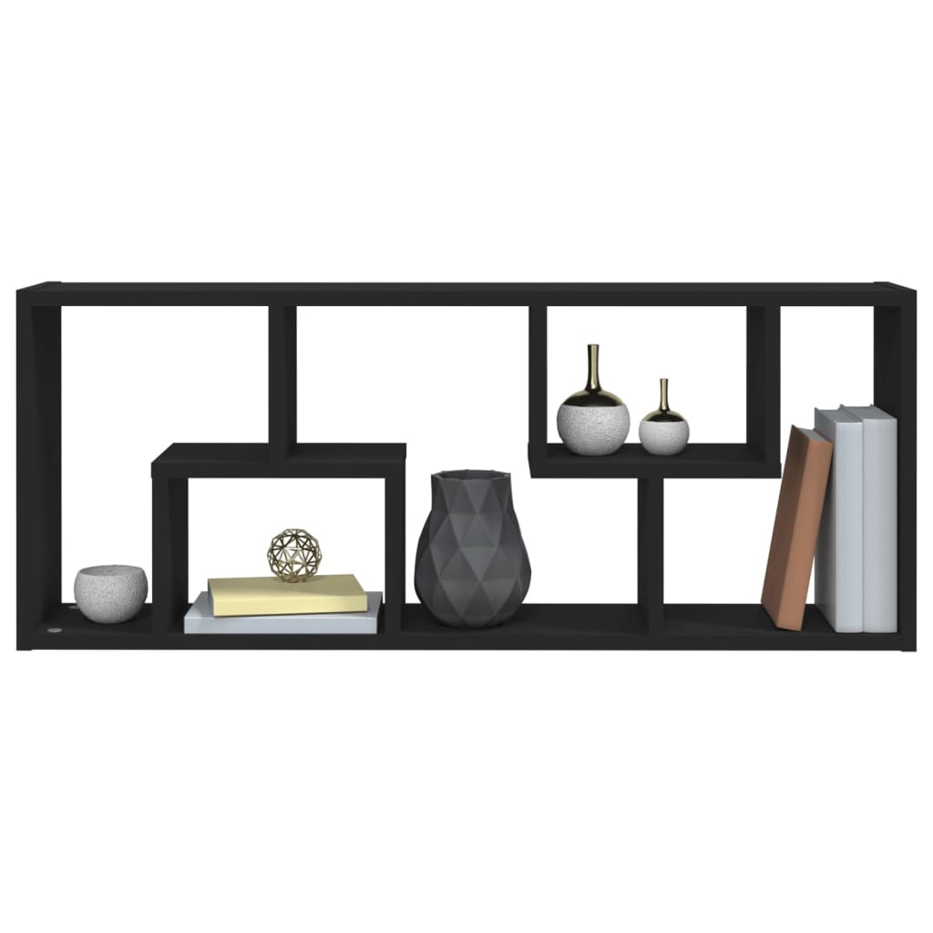 Wall Shelf White 36x16x90 cm Wood Material