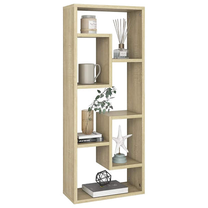 Wandregal Sonoma-Eiche 36x16x90 cm Holzwerkstoff