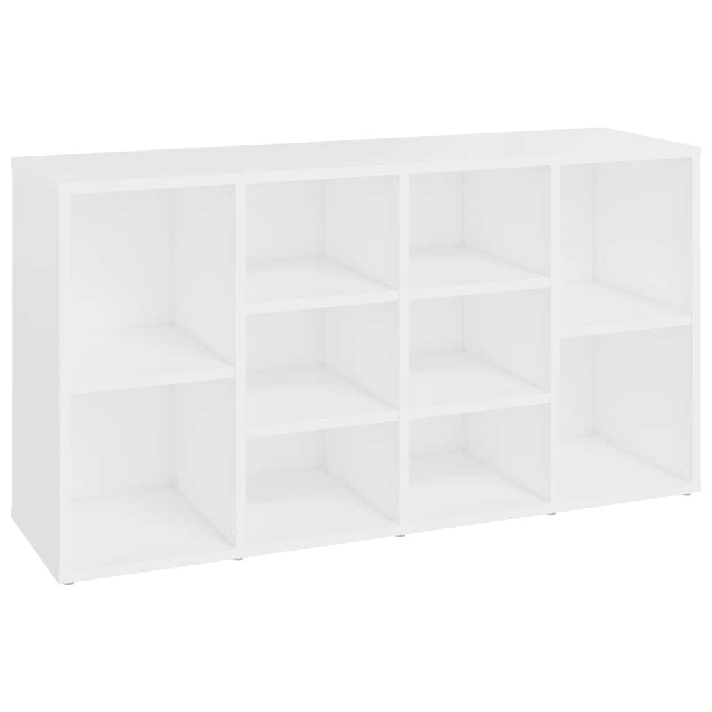 Schuhbank Weiß 103x30x55 cm Holzwerkstoff