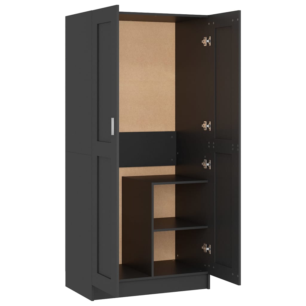 Kleiderschrank Grau 82,5x51,5x180 cm Holzwerkstoff