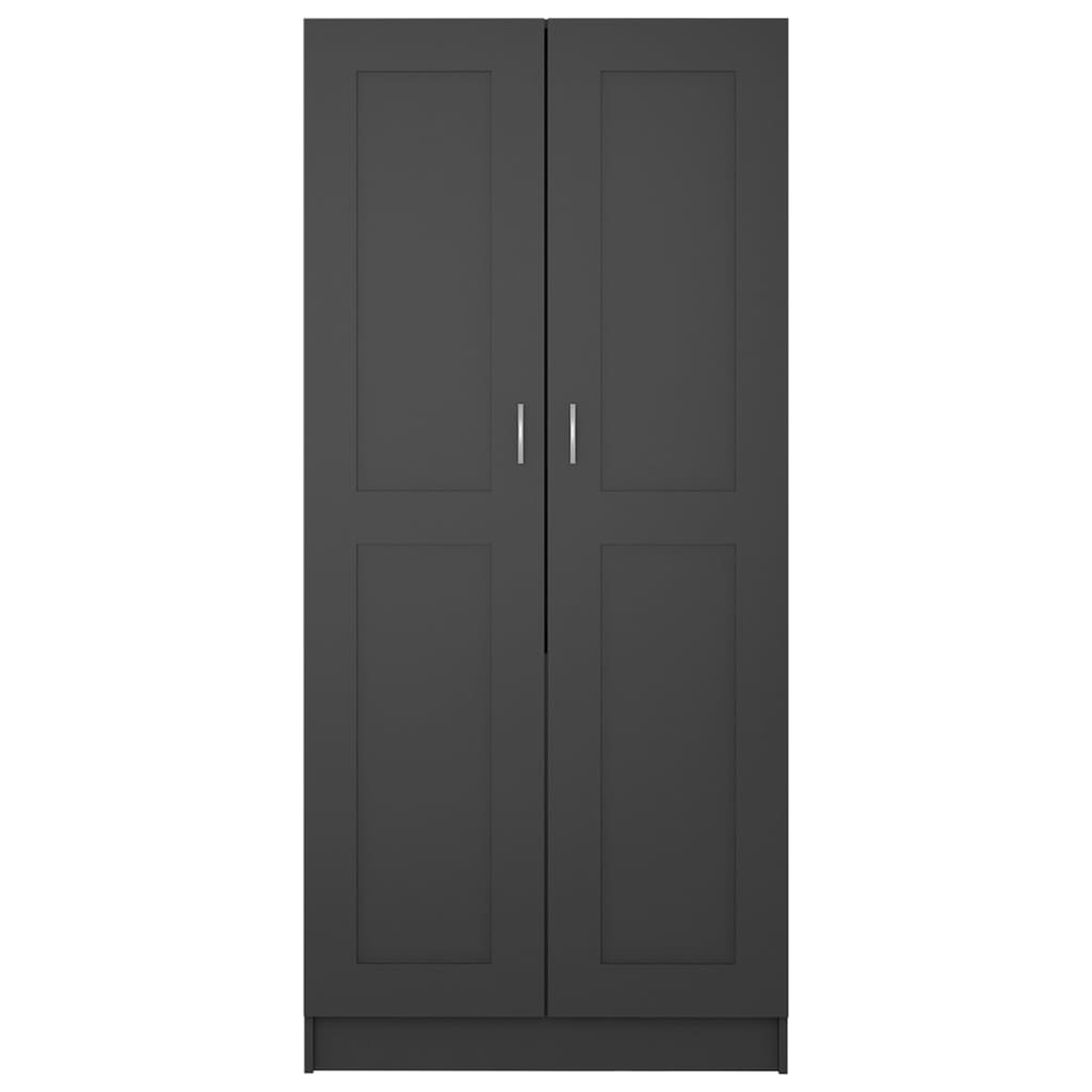 Kleiderschrank Grau 82,5x51,5x180 cm Holzwerkstoff