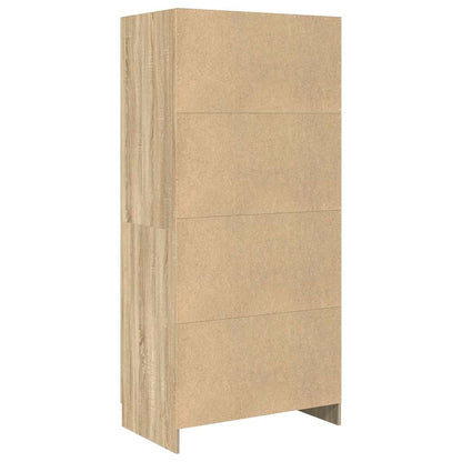 Kleiderschrank Sonoma-Eiche 82,5x51,5x180 cm Holzwerkstoff