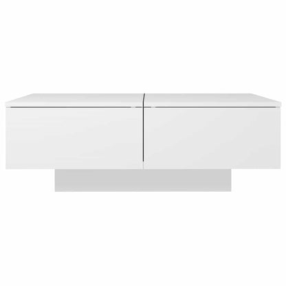 Couchtisch Weiß 90x60x31 cm Holzwerkstoff