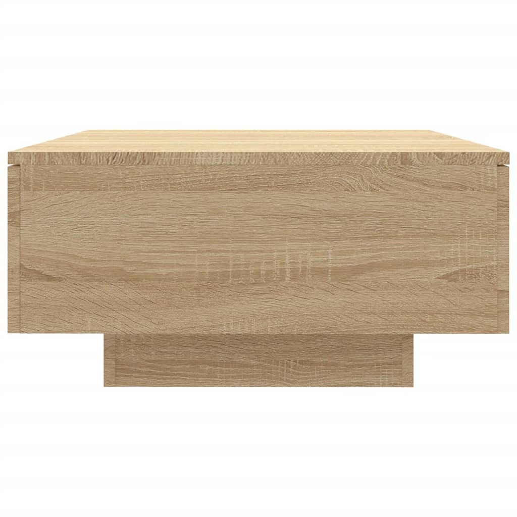 Table basse chêne Sonoma 90x60x31 cm en bois