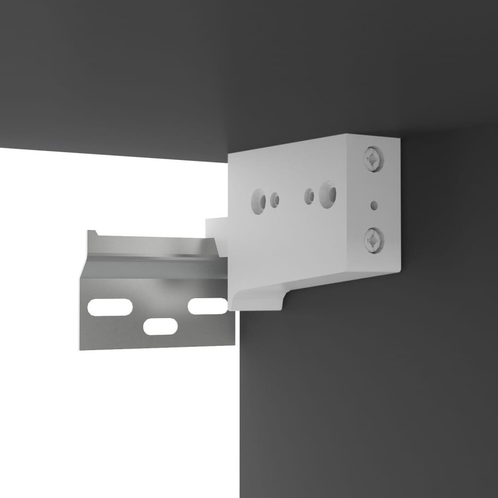 TV-Hängeschränke 2 Stk. Grau 60x30x30 cm