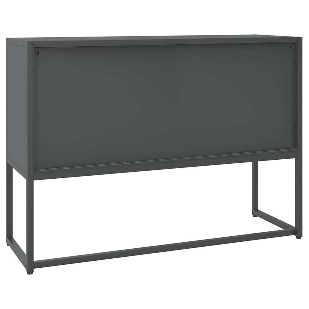 Sideboard Anthrazit 105x35x75 cm Stahl