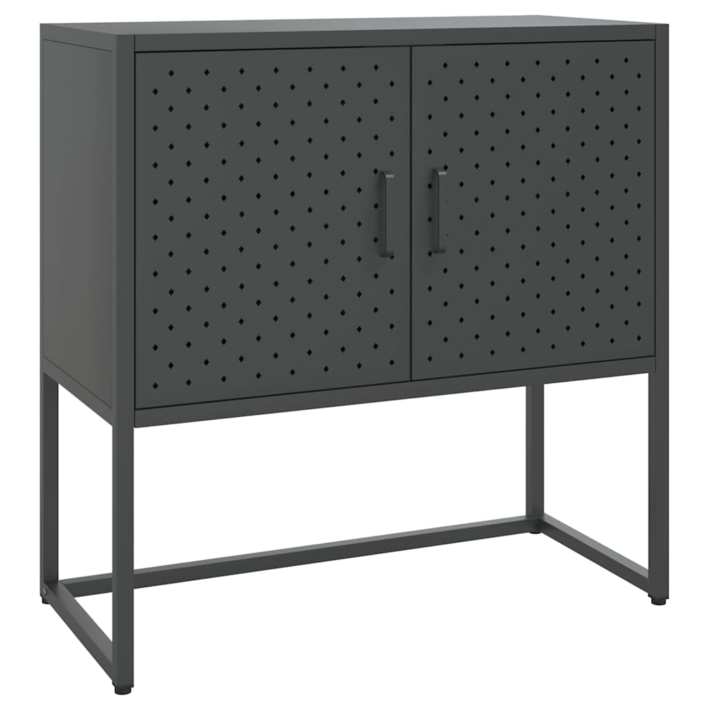 Sideboard Anthrazit 75x35x75 cm Stahl