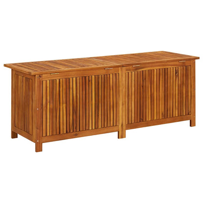 Garten-Aufbewahrungsbox 150x50x58 cm Massivholz Akazie