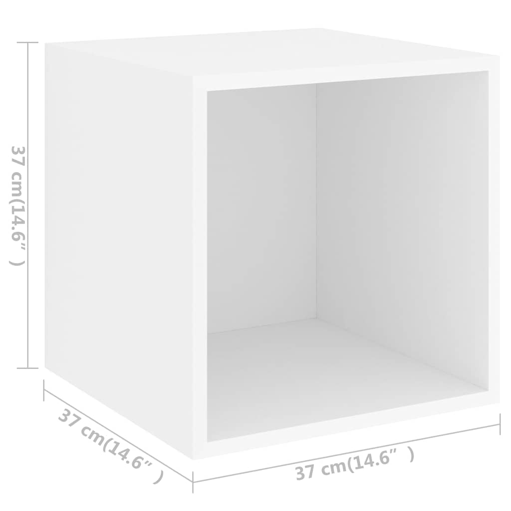 5-tlg. TV-Schrank-Set Weiß Holzwerkstoff