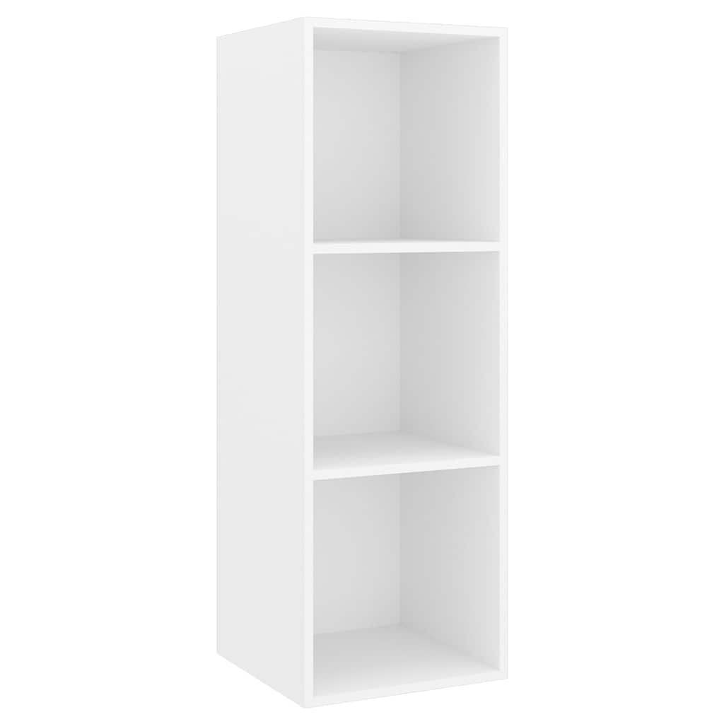 3-tlg. TV-Schrank-Set Weiß Holzwerkstoff