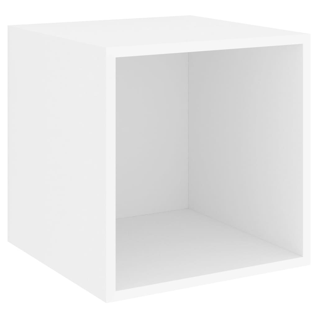 2-tlg. TV-Schrank-Set Weiß Holzwerkstoff