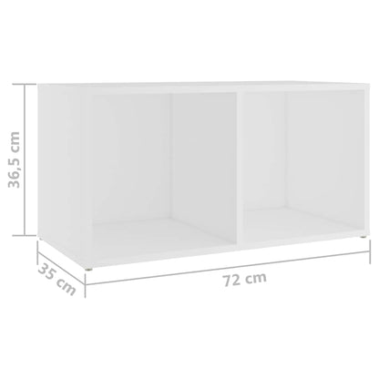 TV-Schränke 2 Stk. Weiß 72x35x36,5 cm Holzwerkstoff