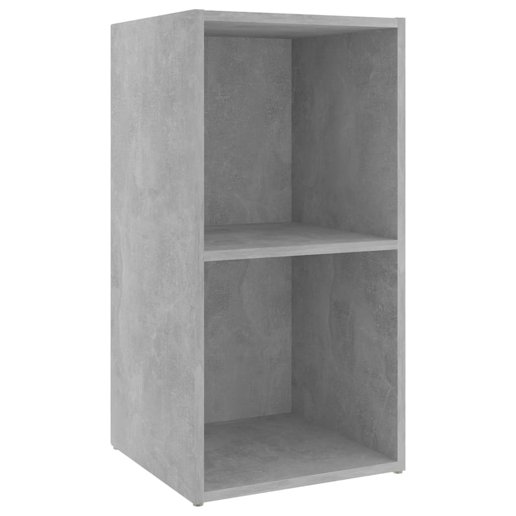 Meubles TV (2 pièces) gris béton 72 x 35 x 36,5 cm, matériau à base de bois