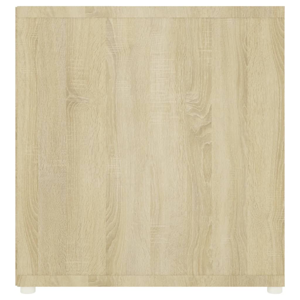 Meubles TV, lot de 2, en chêne Sonoma, 107 x 35 x 37 cm, matériau bois