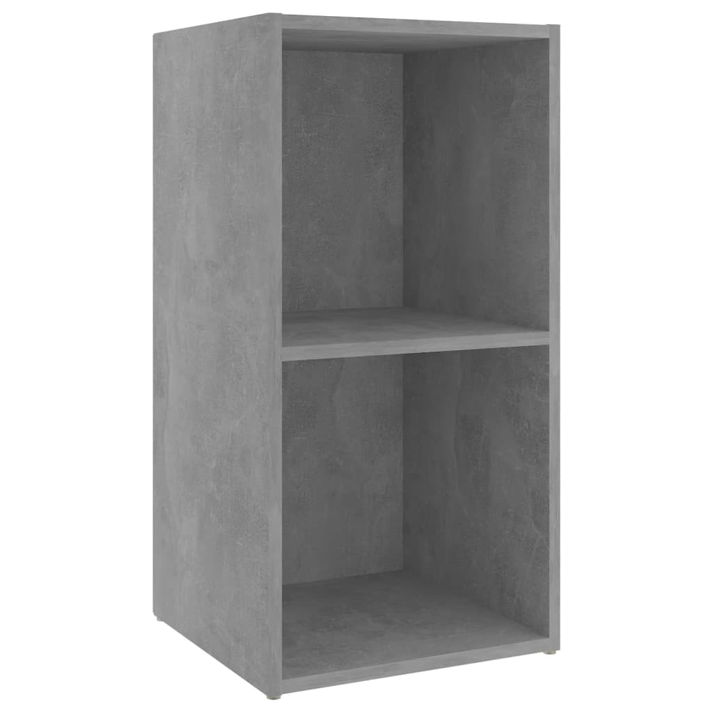 TV-Schränke 2 Stk. Betongrau 72x35x36,5 cm Holzwerkstoff