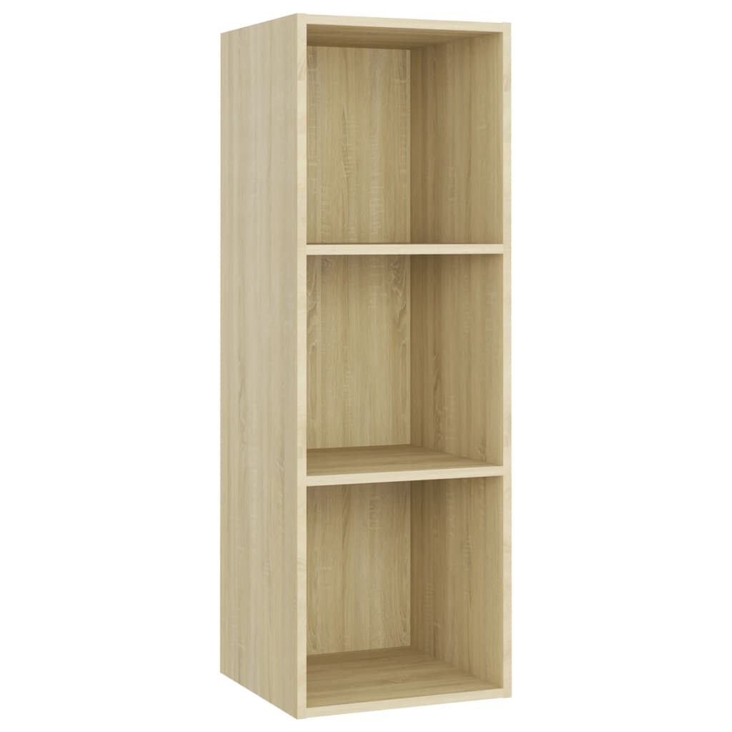 Meubles TV 3 pièces en chêne Sonoma 107 x 35 x 37 cm