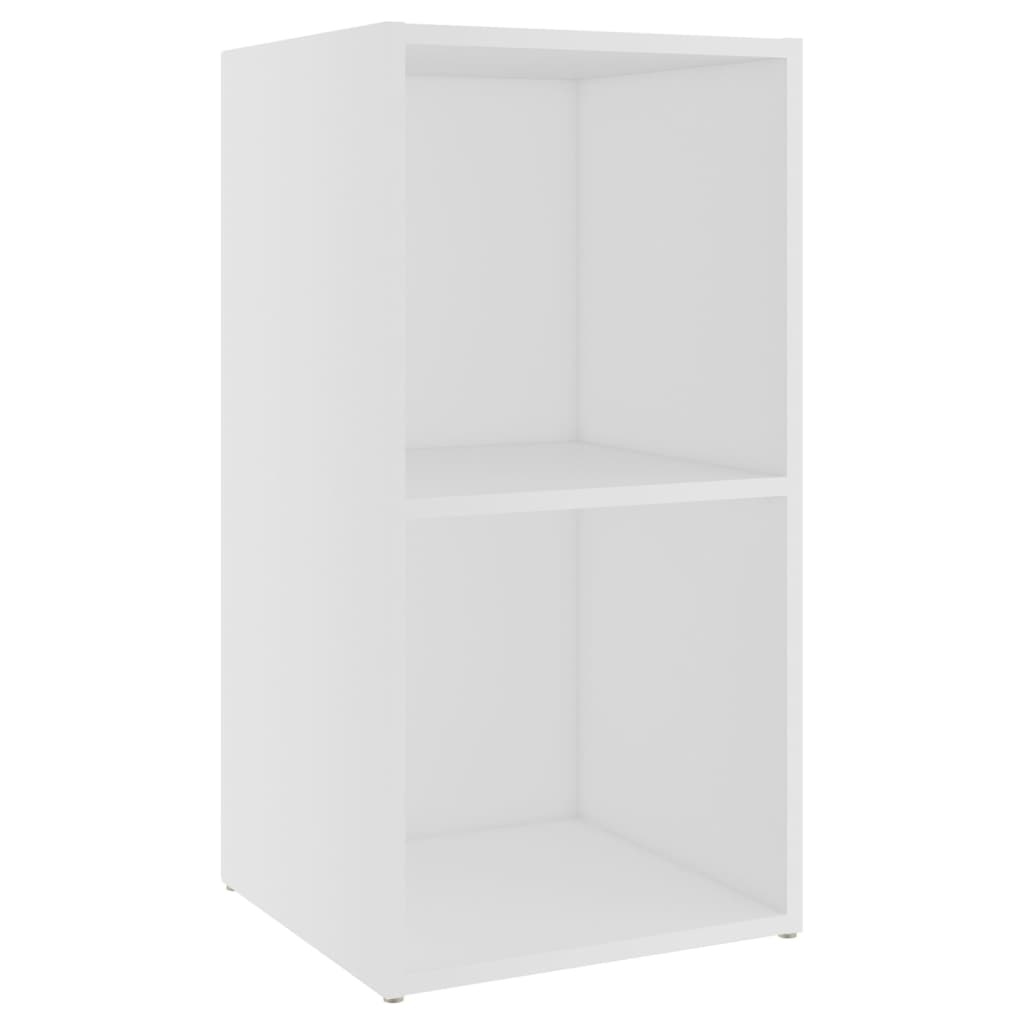 Meubles TV 4 pièces, blanc, 72 x 35 x 36,5 cm, matériau à base de bois
