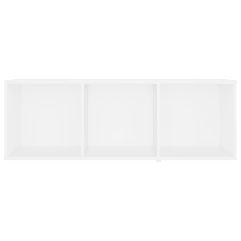 Meubles TV 4 pièces, blanc, 107 x 35 x 37 cm, matériau à base de bois