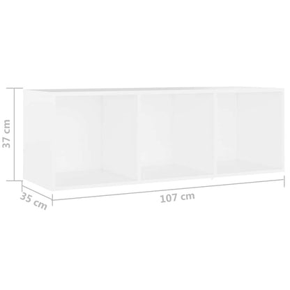 TV-Schränke 4 Stk. Weiß 107x35x37 cm Holzwerkstoff